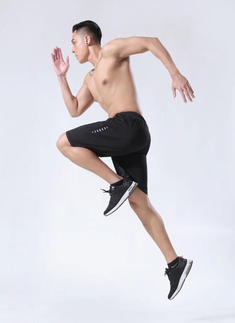 Męskie szorty do biegania 2021 Fitness trening siłownia Jogging Casual - Wianko - 5