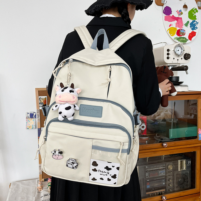 Modny, wodoodporny plecak dla nastolatek - kawaii styl, idealny na laptopa i podróże - Wianko - 23
