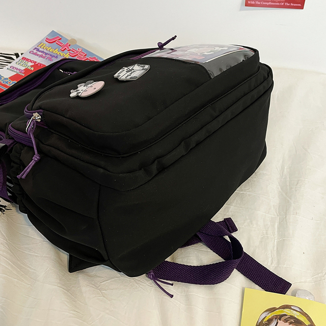 Modny, wodoodporny plecak dla nastolatek - kawaii styl, idealny na laptopa i podróże - Wianko - 9