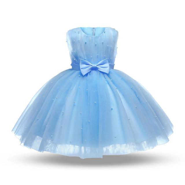 Sukienka urodzinowa dziecięca jesień 4-10 lat w kolorze różowym - 2021 odzież na przyjęcia - Wianko - 18