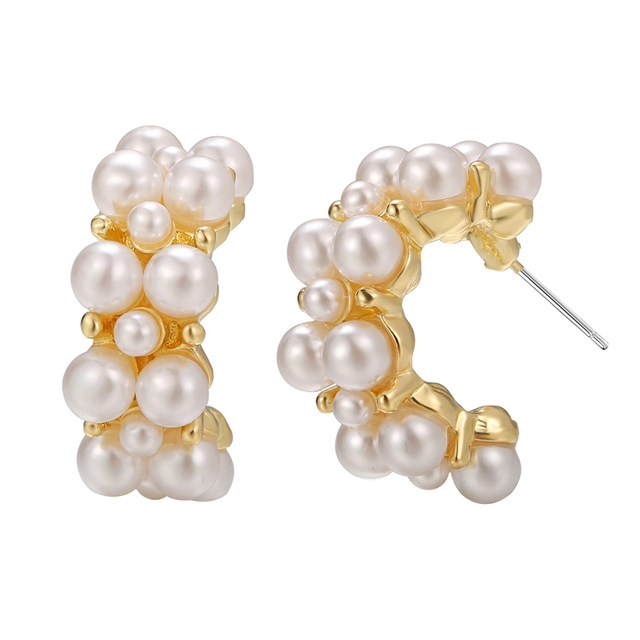 17KM Minimalistyczne złote kolczyki w kształcie koła Hoop dla kobiet - dodatek 2021, biżuteria na ślub i prezenty - Wianko - 9
