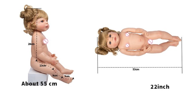 Realistyczna reborn lalka KEIUMI dla dzieci - 22 Cal, piękna księżniczka dla maluchów - Wianko - 1