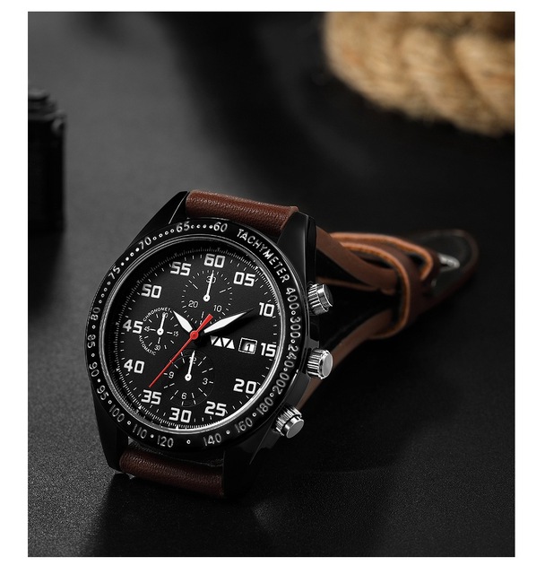 Męski zegarek sportowy kwarcowy na nadgarstek z cyfrowym wyświetlaczem, wodoodporny z kalendarzem - nowość 2021 - Wianko - 9