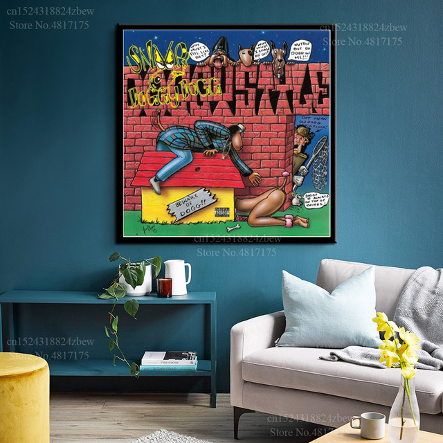 Plakat Snoop Dogg - raper, piosenkarz, album Doggystyle, malarstwo na płótnie - Wianko - 3