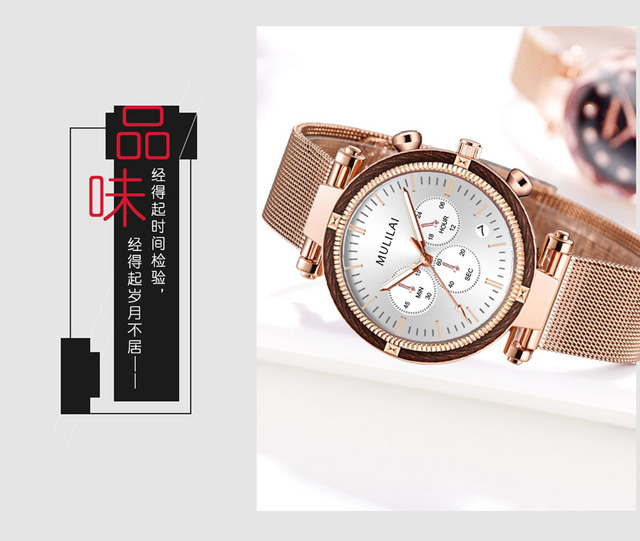 Zegarek damski z luksusowej stali nierdzewnej, kwarcowy, nieregularny design, z eleganckim bransoletkowym paskiem - prezent dla kobiet - Wianko - 5