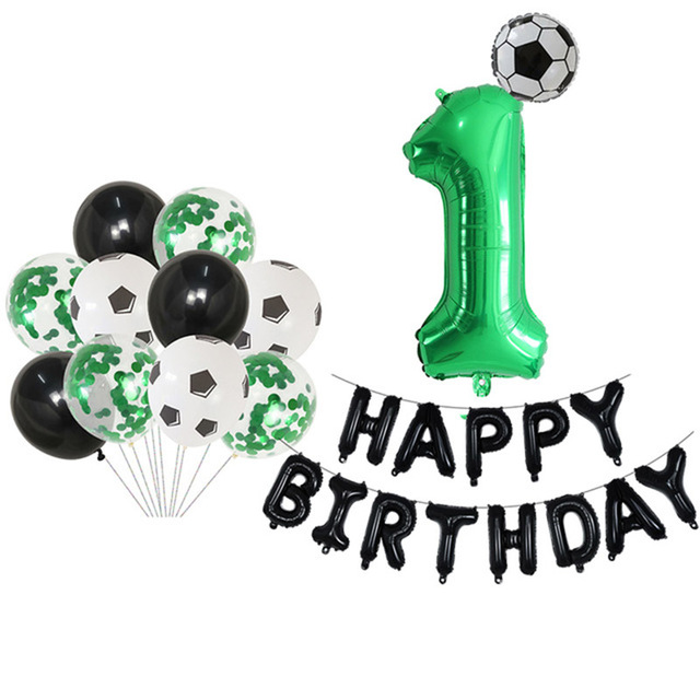 25 sztuk czarno-białych balonów z helem o motywie piłki nożnej do dekoracji przyjęcia urodzinowego - Wianko - 1