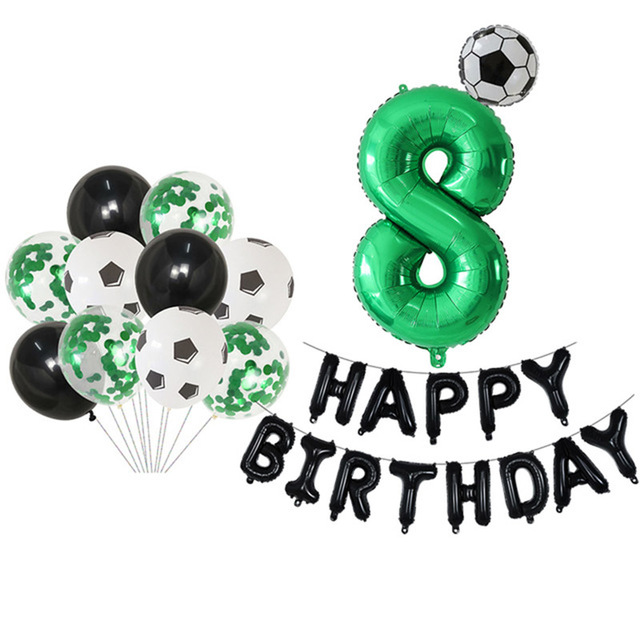 25 sztuk czarno-białych balonów z helem o motywie piłki nożnej do dekoracji przyjęcia urodzinowego - Wianko - 7