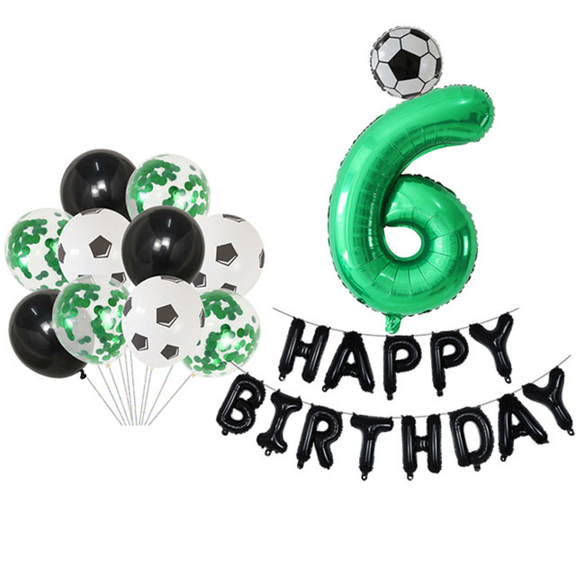 25 sztuk czarno-białych balonów z helem o motywie piłki nożnej do dekoracji przyjęcia urodzinowego - Wianko - 5
