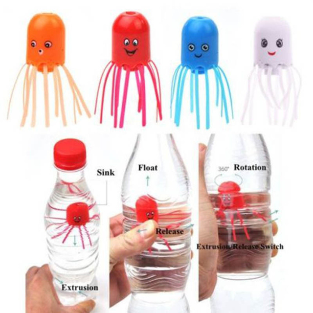 Zabawka naukowa uśmiechająca się, pływająca meduza - prezent dla dzieci, zabawka edukacyjna - Wianko - 3