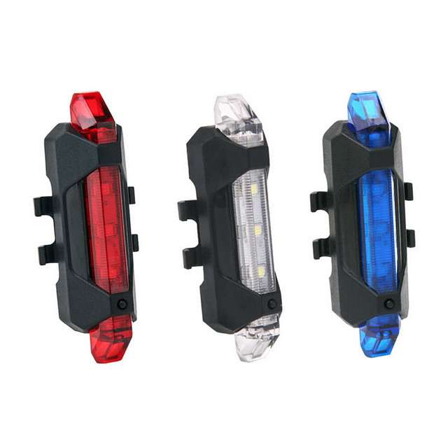 Lampa tylna rowerowa LED USB o 4 trybach, wodoodporna MTB z akumulatorem - Wianko - 19