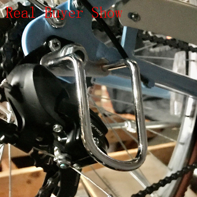 Oto propozycja dopracowanego tytułu: Regulowana przerzutka tylna do roweru zabezpieczająca łańcuch i przełącznik górny stalowy rowerowy - akcesorium do kolarstwa na świeżym powietrzu - Wianko - 1