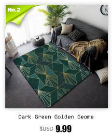 Miękki, antypoślizgowy dywan w stylu europejskim z nowoczesnym, żywym, zielonym abstrakcyjnym wzorem - Wianko - 2
