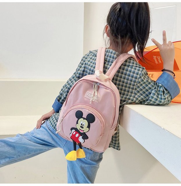 Nowy plecak pluszowy dla przedszkolaka - myszka Mickey w klasie dzieci (Meski model) - Wianko - 15