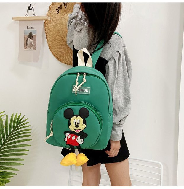 Nowy plecak pluszowy dla przedszkolaka - myszka Mickey w klasie dzieci (Meski model) - Wianko - 11