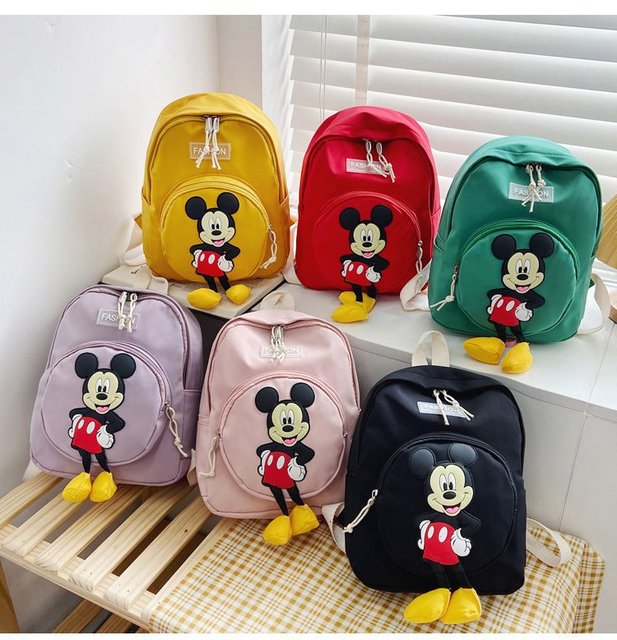 Nowy plecak pluszowy dla przedszkolaka - myszka Mickey w klasie dzieci (Meski model) - Wianko - 25