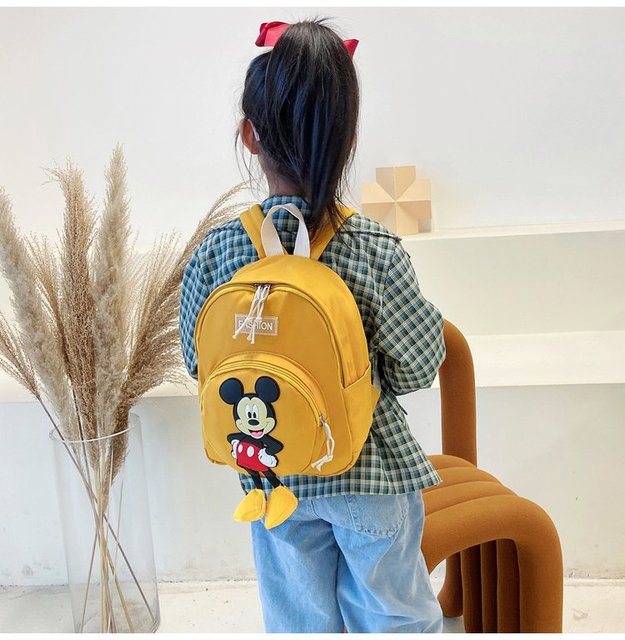 Nowy plecak pluszowy dla przedszkolaka - myszka Mickey w klasie dzieci (Meski model) - Wianko - 16
