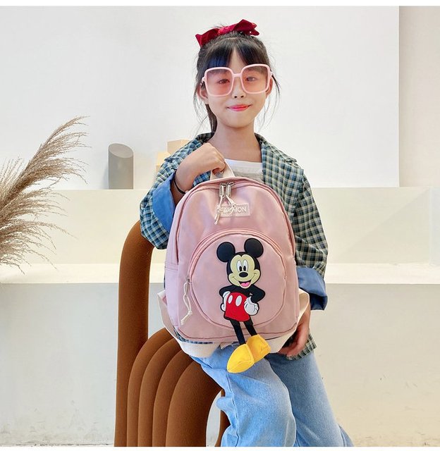 Nowy plecak pluszowy dla przedszkolaka - myszka Mickey w klasie dzieci (Meski model) - Wianko - 14
