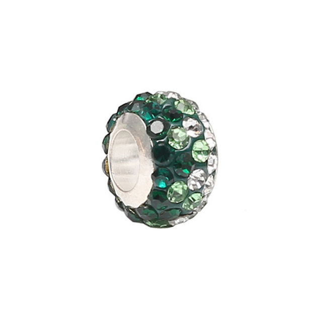 Bransoletka z kolorową kryształową kulą pasująca do łańcucha węża od marki Charm - wysoka jakość, idealna dla kobiet - Wianko - 15