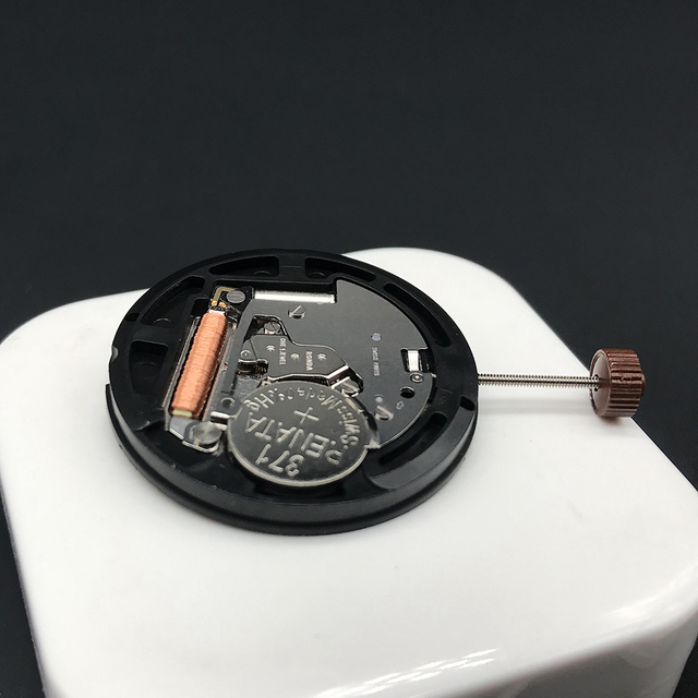 Mechanizm zegarka kwarcowego Ronda 515-6 z częściami z Szwajcarii, bateria Renata 371, klejnotowy Quickset Datewheel - zamiennik - Wianko - 5