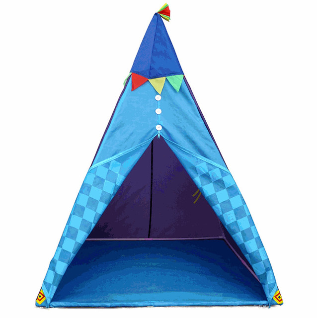Namiot do zabawy dla dzieci, przenośny i składany, w stylu indyjskim z motywem księżniczki, do gry zarówno wewnątrz jak i na świeżym powietrzu - Wianko - 5
