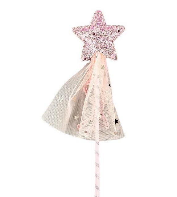 Magiczna różdżka z wiszącymi kolczykami brokatowymi dla dzieci - Princess Dress-up - Wianko - 7