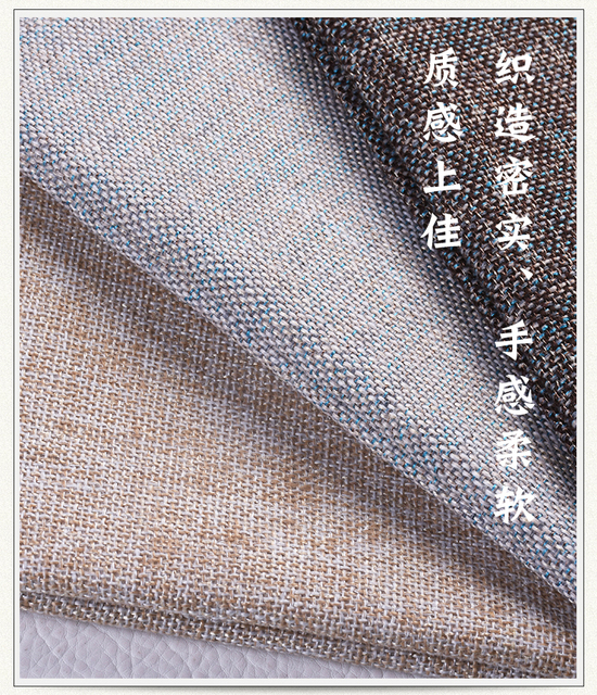 Materiał: Gruba tkanina kanapowa z konopią bawełnianą i lnem o szerokości 150cm do patchworku, szycia, zasłon, toreb, obrusów – 1 metr - Wianko - 8