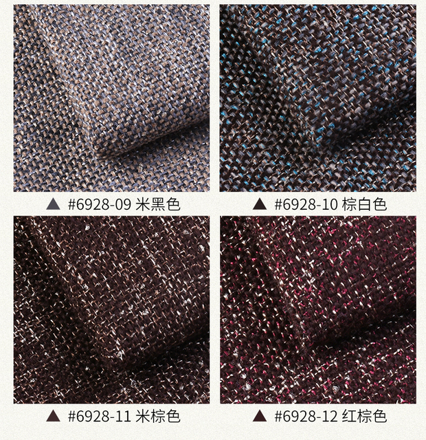 Materiał: Gruba tkanina kanapowa z konopią bawełnianą i lnem o szerokości 150cm do patchworku, szycia, zasłon, toreb, obrusów – 1 metr - Wianko - 17