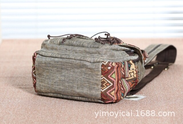 Nowy plecak etniczny w stylu chińskim, ręcznie tkany, idealny na wypoczynek i podróże - Wianko - 22