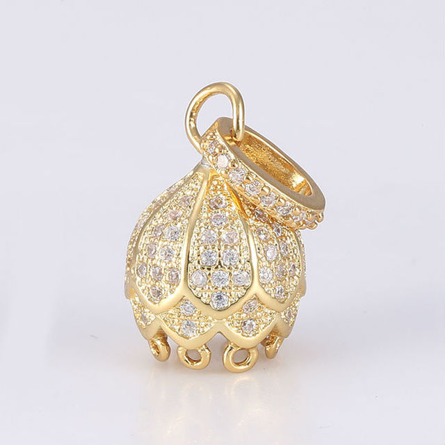 Nowy wisiorek złączony z cyrkoniami AAA, kryształami Rhinestone i perłami - idealny do tworzenia biżuterii DIY - Wianko - 44