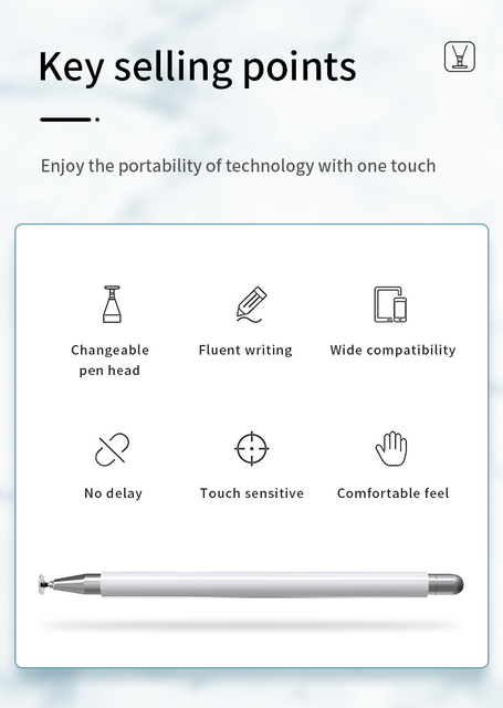 Nadaje się do telefonu komórkowego iPad pióro jabłko pióro malowanie pióro jabłko Tablet dotykowy pisma pasywne uniwersalne pióro bez ładowania - Wianko - 2