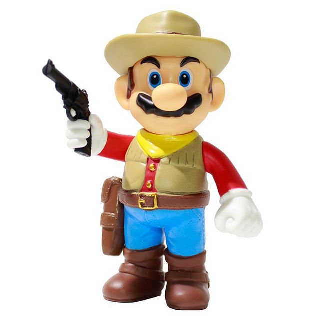 Figurka Super Mario Odyssey Cappy Bowser Koopa 13cm - Model Cowboy Cappy Cosplay lalka - Wianko - 11