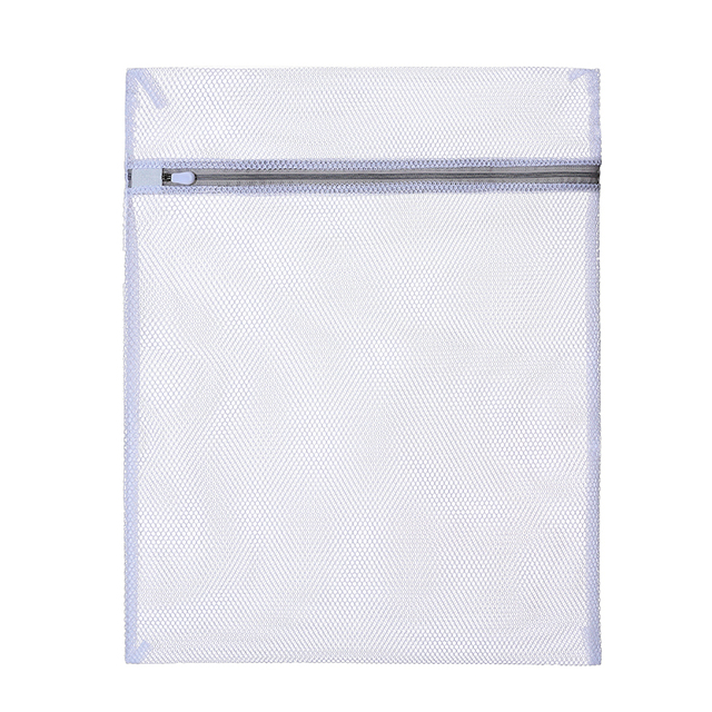 Worki na pranie z poliestru - białe, grube, siatkowe torby na pranie w rozmiarze S - Wianko - 10