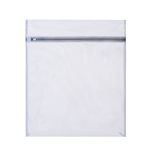 Worki na pranie z poliestru - białe, grube, siatkowe torby na pranie w rozmiarze S - Wianko - 11