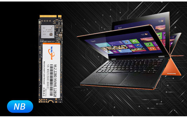 SSD Walram M.2 - 128GB/256GB/512GB/1TB/2TB - Wewnętrzny dysk twardy SSD M.2 NVMe PCIe do laptopów MSI - Wianko - 14
