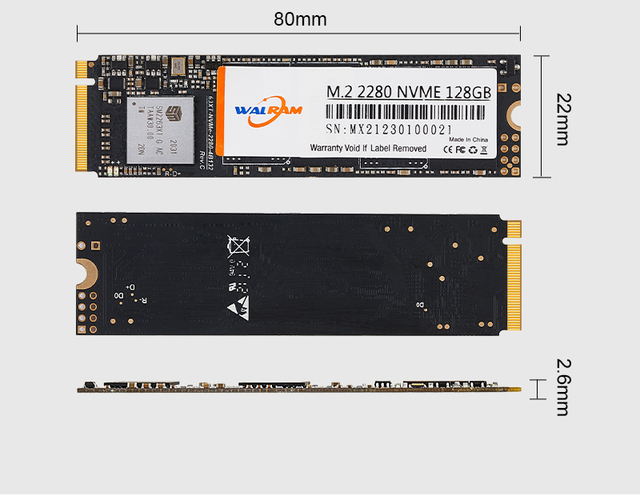 SSD Walram M.2 - 128GB/256GB/512GB/1TB/2TB - Wewnętrzny dysk twardy SSD M.2 NVMe PCIe do laptopów MSI - Wianko - 9
