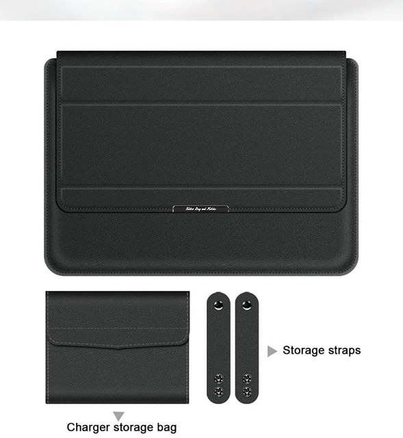 Bezpłatna skórzana torba na laptopa 12-15,6 cala dla MacBook Air/Pro - dostosowana, przenośna - Wianko - 18