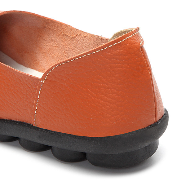 Nowe wiosna-jesień 2021: Damskie buty płaskie ze skóry bydlęcej w kolorze płytkich ust - Wianko - 9