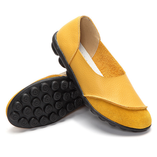 Nowe wiosna-jesień 2021: Damskie buty płaskie ze skóry bydlęcej w kolorze płytkich ust - Wianko - 16