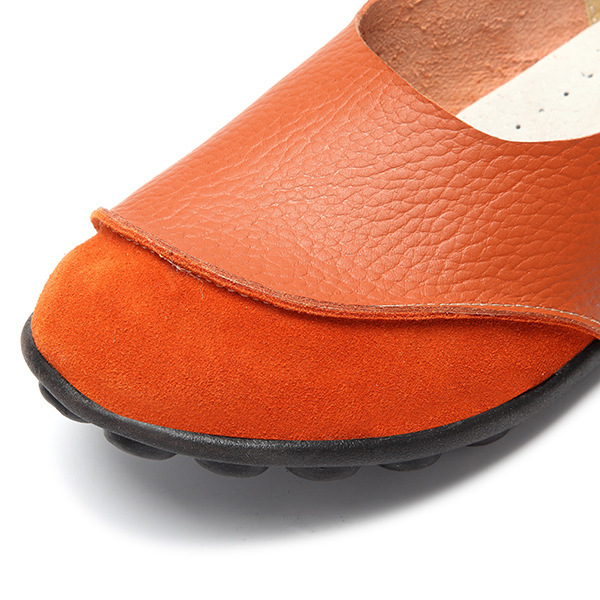 Nowe wiosna-jesień 2021: Damskie buty płaskie ze skóry bydlęcej w kolorze płytkich ust - Wianko - 8