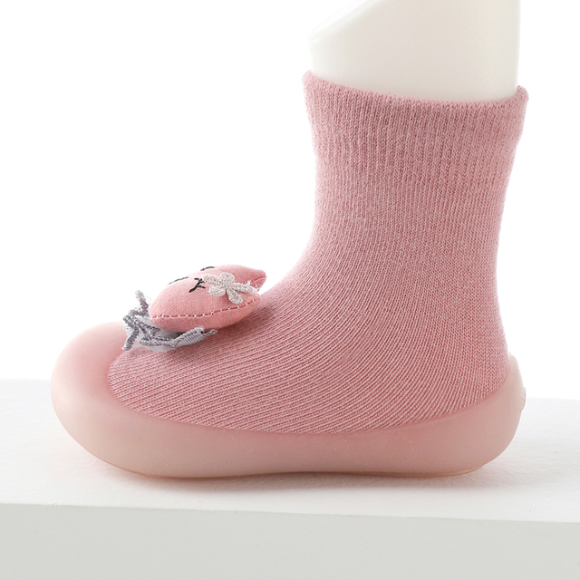 Dziecięce buty pierwsze kroki zwierzęce, miękka guma, bawełniane, antypoślizgowe - Wianko - 23