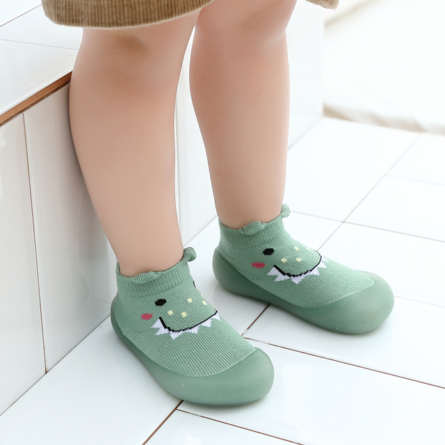 Dziecięce buty pierwsze kroki zwierzęce, miękka guma, bawełniane, antypoślizgowe - Wianko - 18