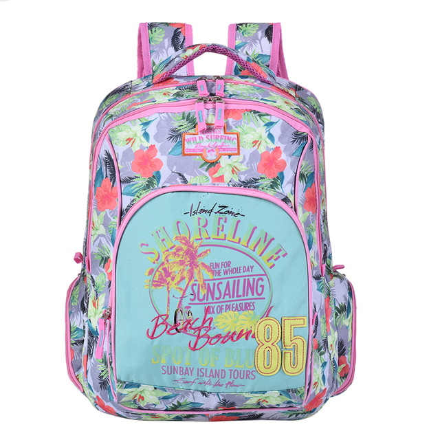 Plecak Wenjie 2019 - kwiatowy wzór, wysokiej jakości, dla dziewcząt w wieku szkolnym - Wianko - 11