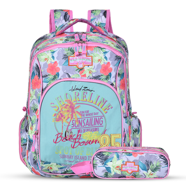 Plecak Wenjie 2019 - kwiatowy wzór, wysokiej jakości, dla dziewcząt w wieku szkolnym - Wianko - 10