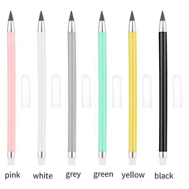 Nowy, trwały ołówek HB bez atramentu do pisania i szkicowania, narzędzie biurowe i szkolne - Wianko - 3