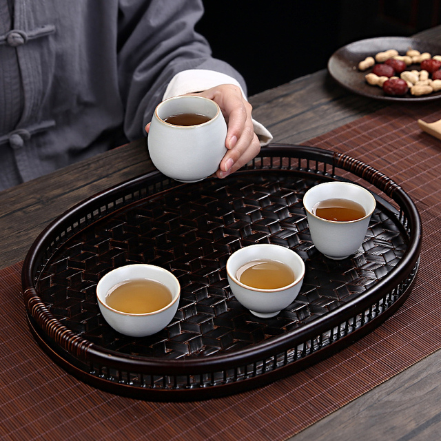 Zestaw naczyń do herbaty - Retro piec ceramiczny filiżanka podróżna, duży kubek, ręcznie wykonany - Wianko - 3