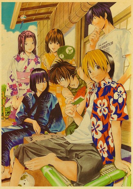 Plakat Manga IHikaru No Go do sypialni - obraz na płótnie Anime Retro Wall Art Picture do wystroju pokoju dziecięcego - Wianko - 15