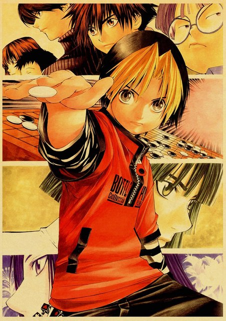 Plakat Manga IHikaru No Go do sypialni - obraz na płótnie Anime Retro Wall Art Picture do wystroju pokoju dziecięcego - Wianko - 27