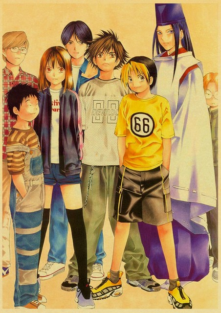 Plakat Manga IHikaru No Go do sypialni - obraz na płótnie Anime Retro Wall Art Picture do wystroju pokoju dziecięcego - Wianko - 30