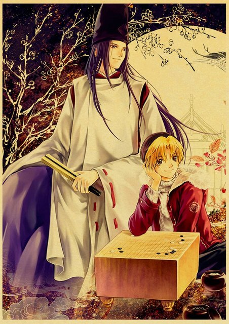 Plakat Manga IHikaru No Go do sypialni - obraz na płótnie Anime Retro Wall Art Picture do wystroju pokoju dziecięcego - Wianko - 22