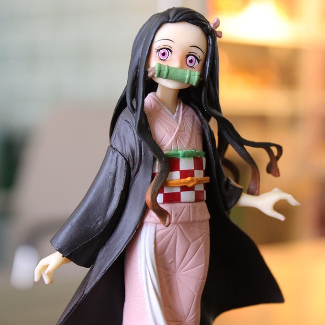 16 cm Figurka akcji Demon Slayer Kimetsu Nie Yaiba Tanjirou Kamado Nezuko PVC Anime Model kolekcjonerski - Wianko - 9